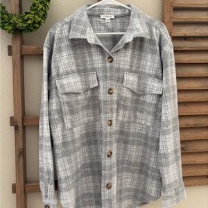 Beachlunchlounge Gray Checkered Shirt